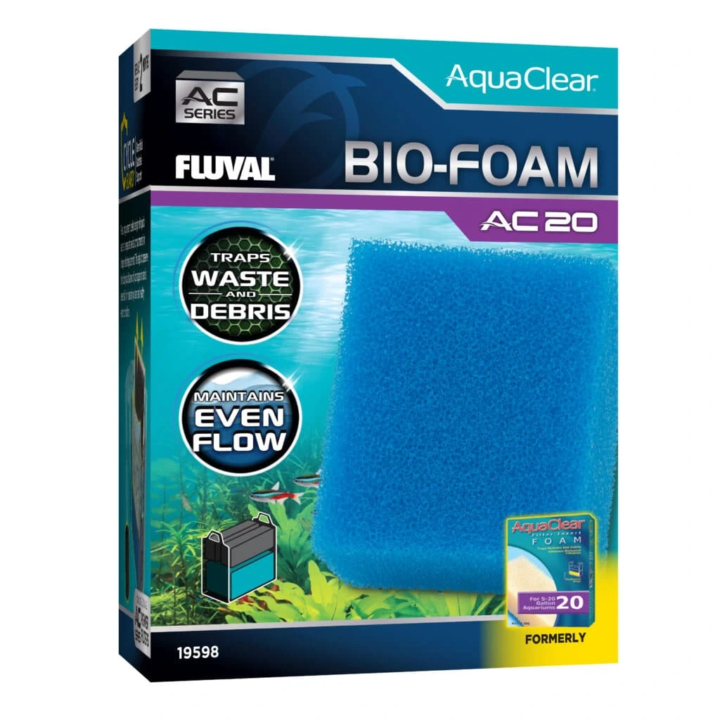 Fluval AquaClear AC 20 Skumfilter (benyttes til Fluval edge)
